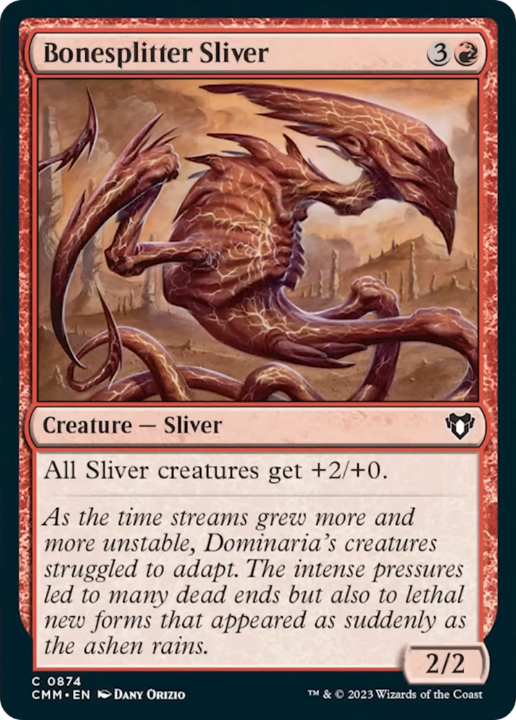 Bonesplitter Sliver [Commander Masters] | Good Games Adelaide SA
