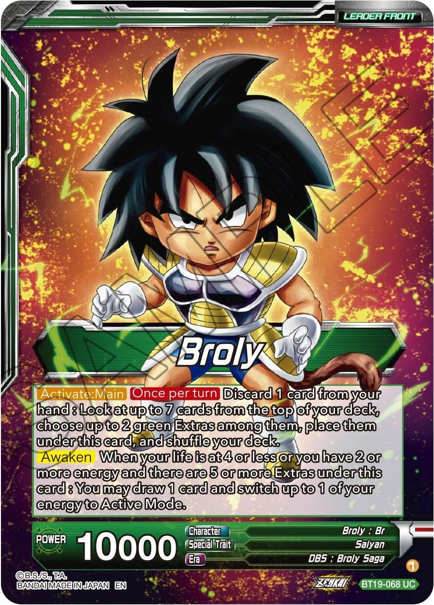 Broly // Broly, the Ultimate Saiyan (BT19-068) [Fighter's Ambition] | Good Games Adelaide SA