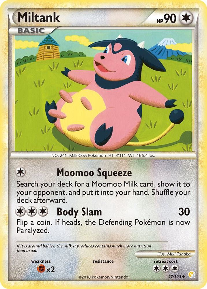 Miltank 47/123 (HeartGold SoulSilver)  - Reverse Holofoil | Good Games Adelaide SA