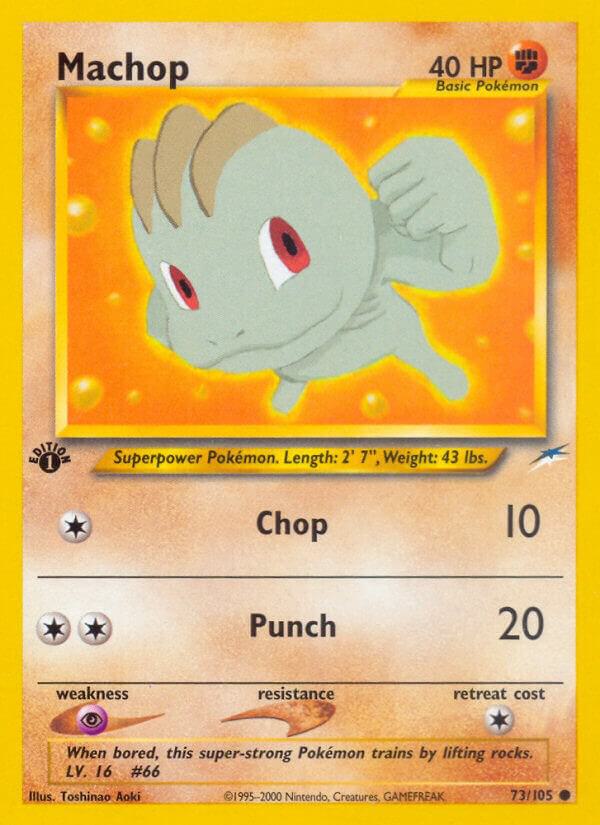 Machop 073/105 (Neo Destiny)  - 1st Edition | Good Games Adelaide SA