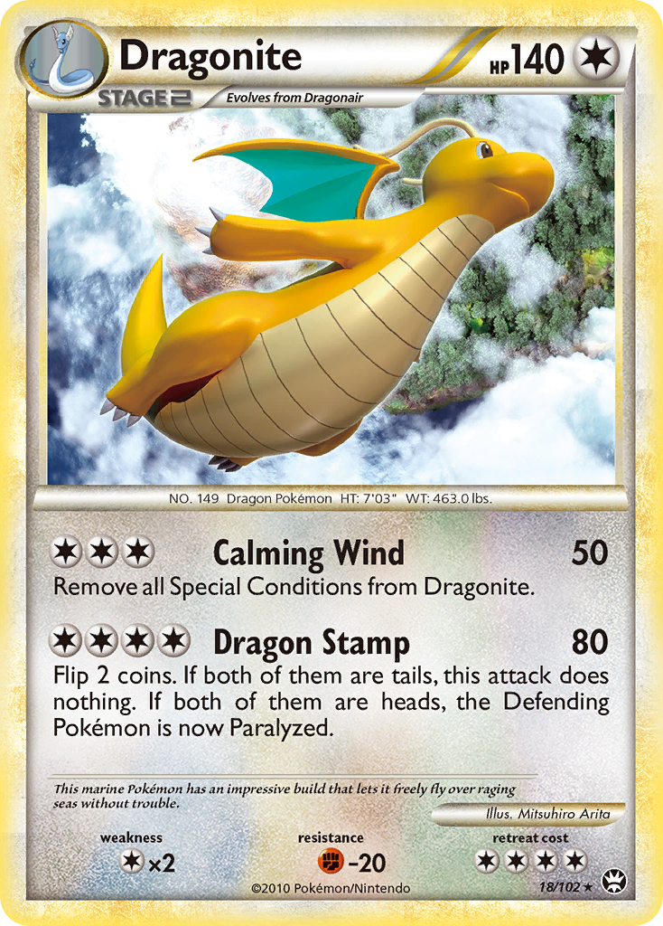 Dragonite (18/102) [HeartGold & SoulSilver: Triumphant] | Good Games Adelaide SA