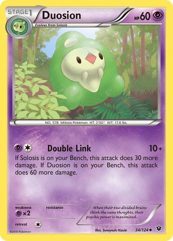 Duosion 34/124 (XY - Fates Collide)  | Good Games Adelaide SA