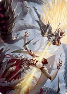 Elspeths Smite Art Card 5 (Art Series: March of the Machine)  | Good Games Adelaide SA