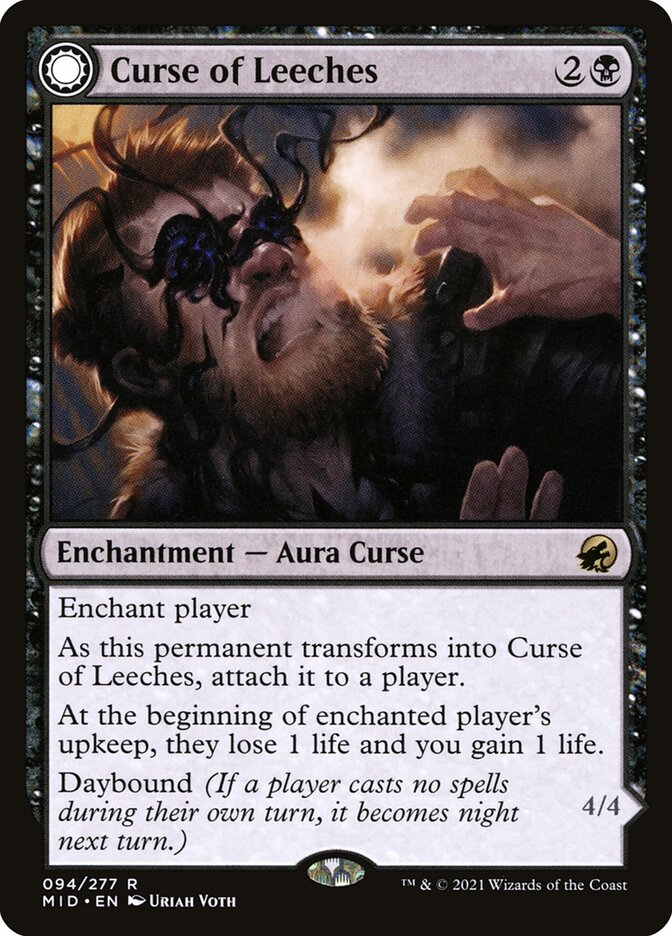 Curse of Leeches // Leeching Lurker 94 (Innistrad: Midnight Hunt)  | Good Games Adelaide SA