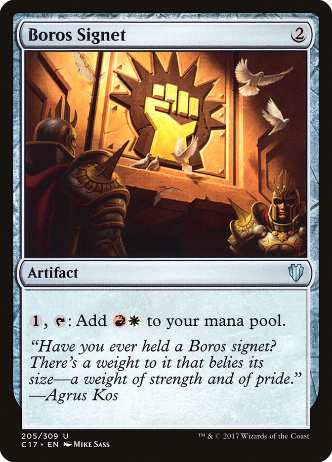 Boros Signet [Commander 2017] | Good Games Adelaide SA