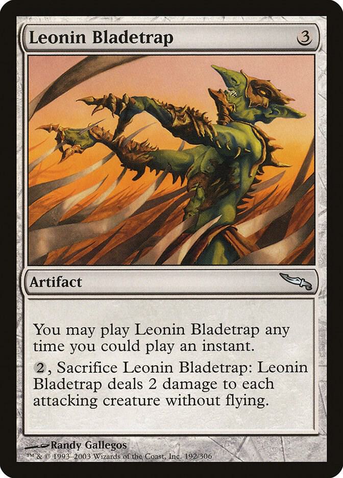 Leonin Bladetrap 192 (Mirrodin)  - Foil | Good Games Adelaide SA