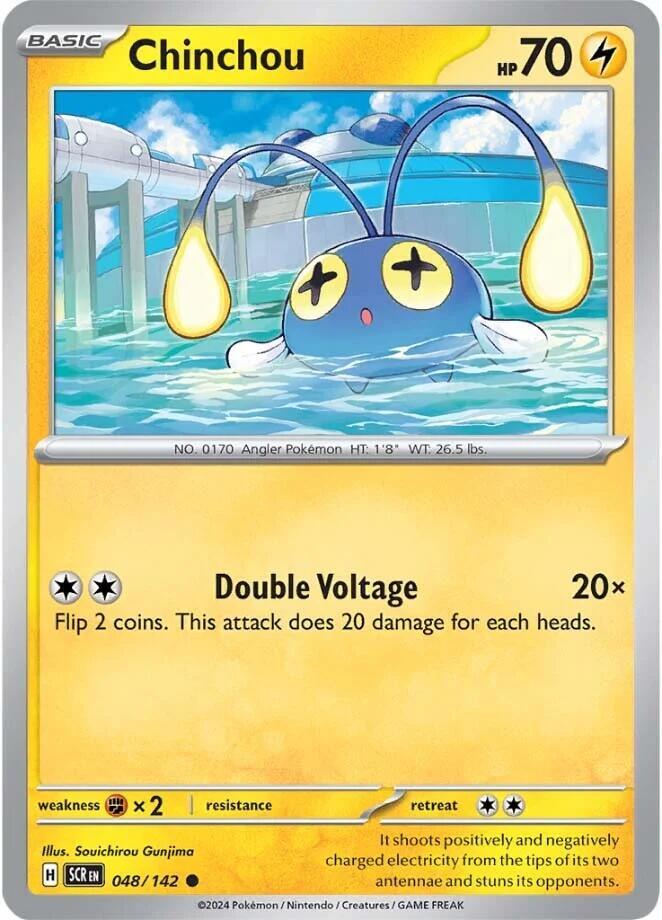 Chinchou 048/142 (SV07: Stellar Crown)  | Good Games Adelaide SA