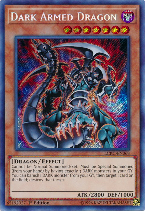 Dark Armed Dragon [LCKC-EN068] Secret Rare | Good Games Adelaide SA