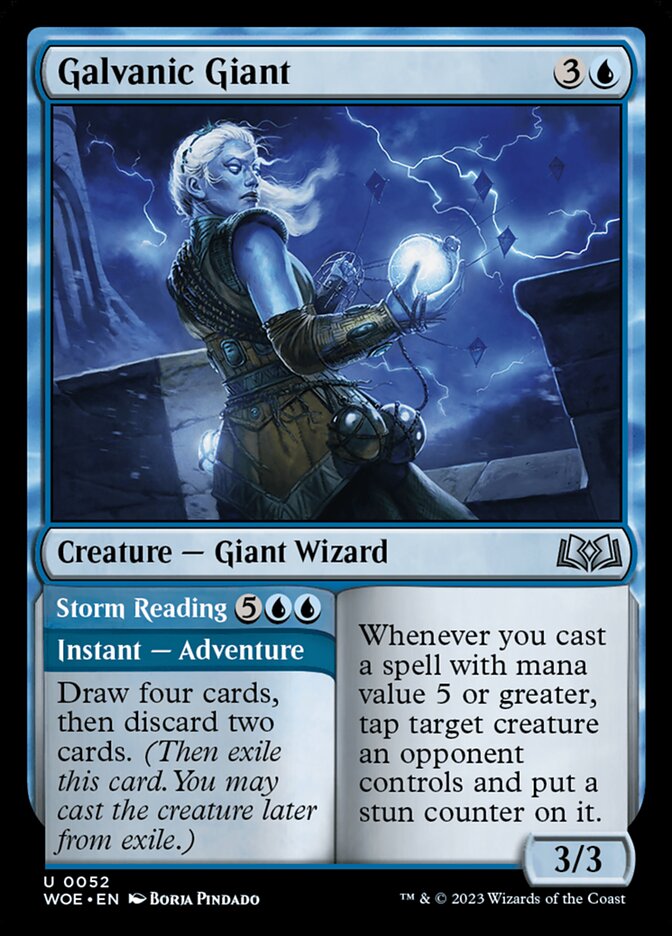 Galvanic Giant // Storm Reading 52 (Wilds of Eldraine)  - Foil | Good Games Adelaide SA