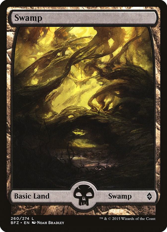 Swamp 260/274 (Battle for Zendikar)  | Good Games Adelaide SA