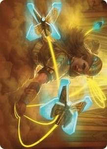 Bladehold War Whip Art Card 46 (Art Series: Phyrexia: All Will Be One)  | Good Games Adelaide SA