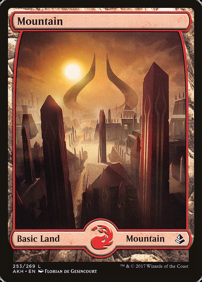 Mountain (253) - Full Art [Amonkhet] | Good Games Adelaide SA