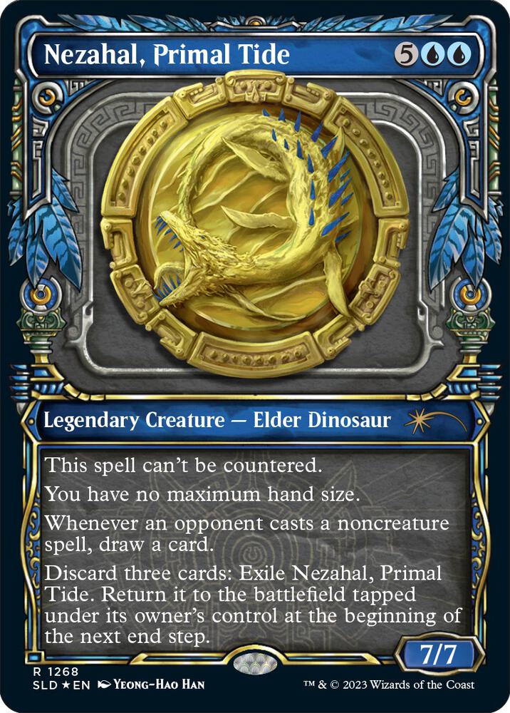 Nezahal Primal Tide Halo Foil 1268 (Secret Lair Drop Series)  - Foil | Good Games Adelaide SA