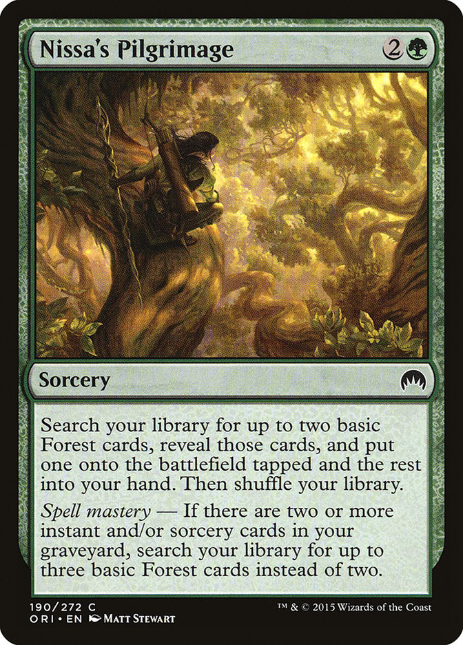 Nissa's Pilgrimage [Magic Origins] | Good Games Adelaide SA