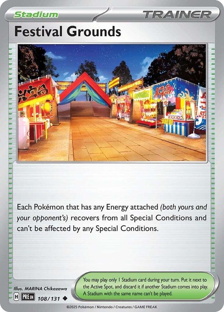 Festival Grounds (108/131) [Scarlet & Violet: Prismatic Evolutions] | Good Games Adelaide SA