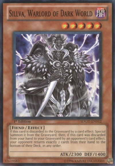 Sillva, Warlord of Dark World [SDGU-EN012] Common | Good Games Adelaide SA