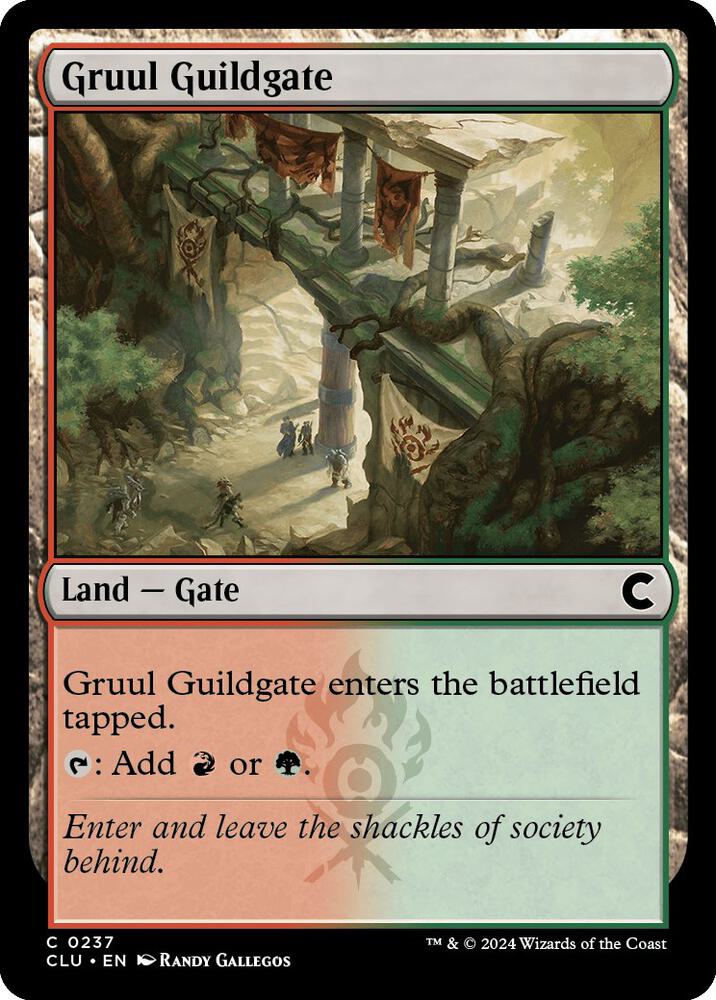 Gruul Guildgate 237 (Ravnica: Clue Edition)  | Good Games Adelaide SA