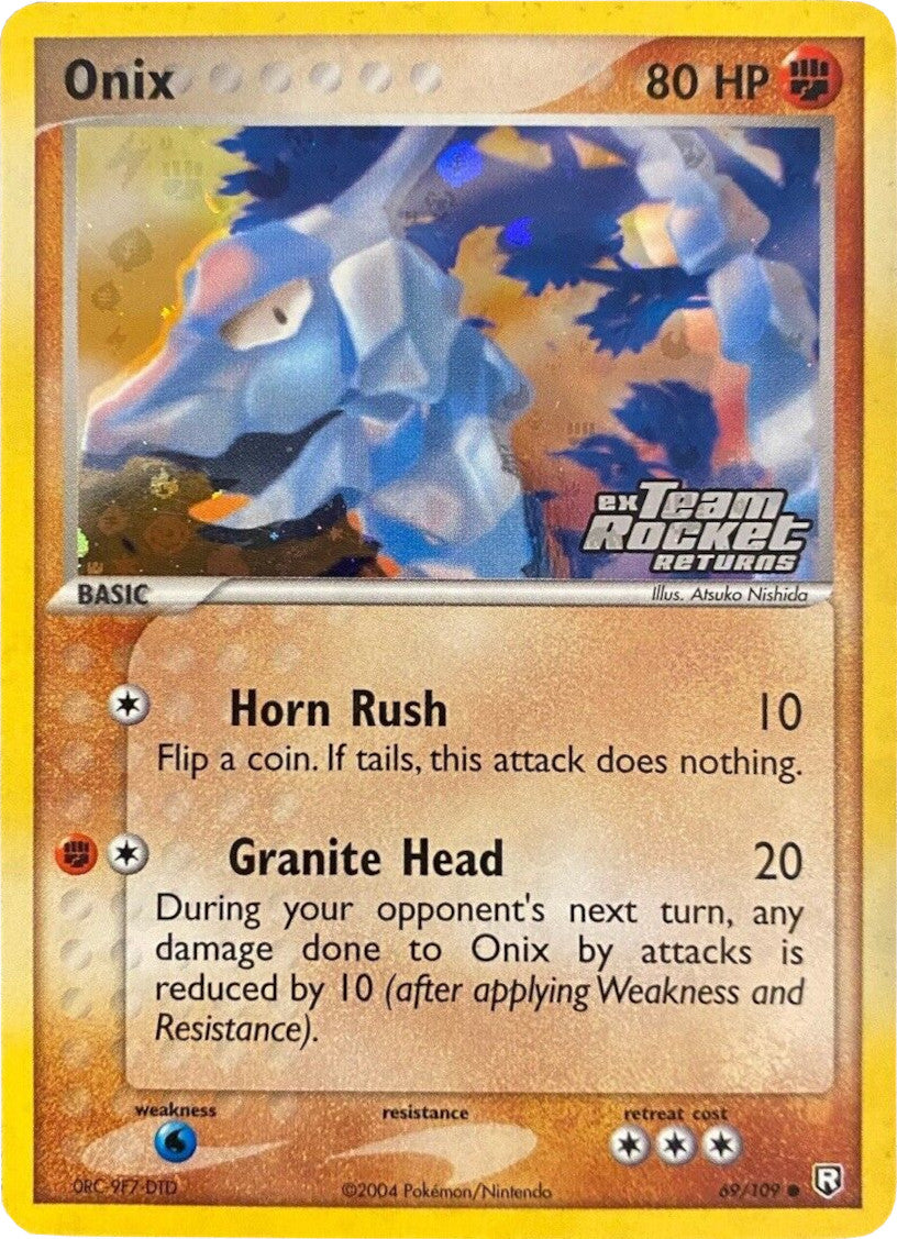 Onix (69/109) (Stamped) [EX: Team Rocket Returns] | Good Games Adelaide SA