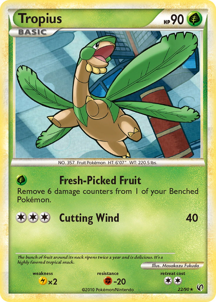 Tropius (22/90) [HeartGold & SoulSilver: Undaunted] | Good Games Adelaide SA