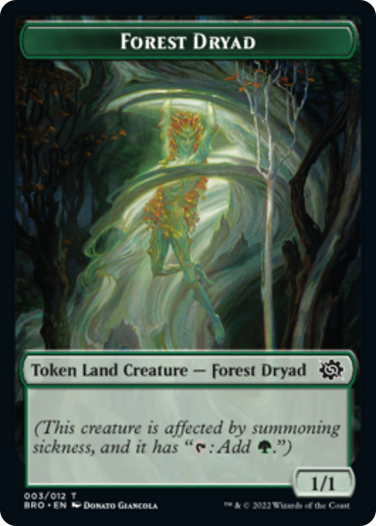 Forest Dryad Token [The Brothers' War Tokens] | Good Games Adelaide SA