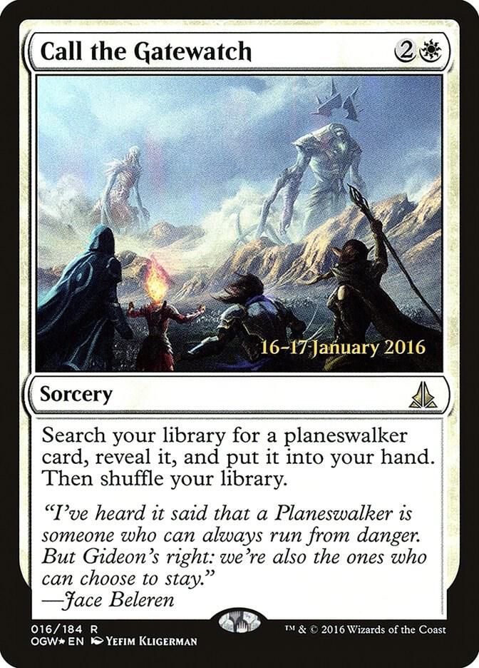 Call the Gatewatch 16 (Prerelease Cards)  - Foil | Good Games Adelaide SA