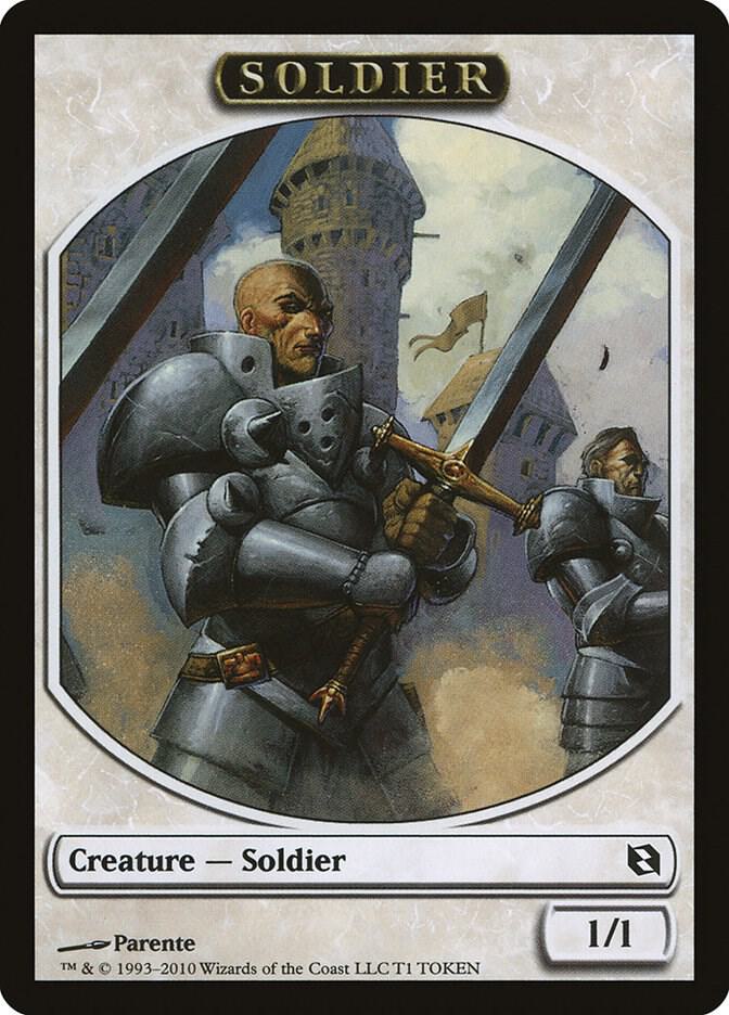 Soldier Token T1 (Duel Decks: Elspeth vs. Tezzeret)  | Good Games Adelaide SA