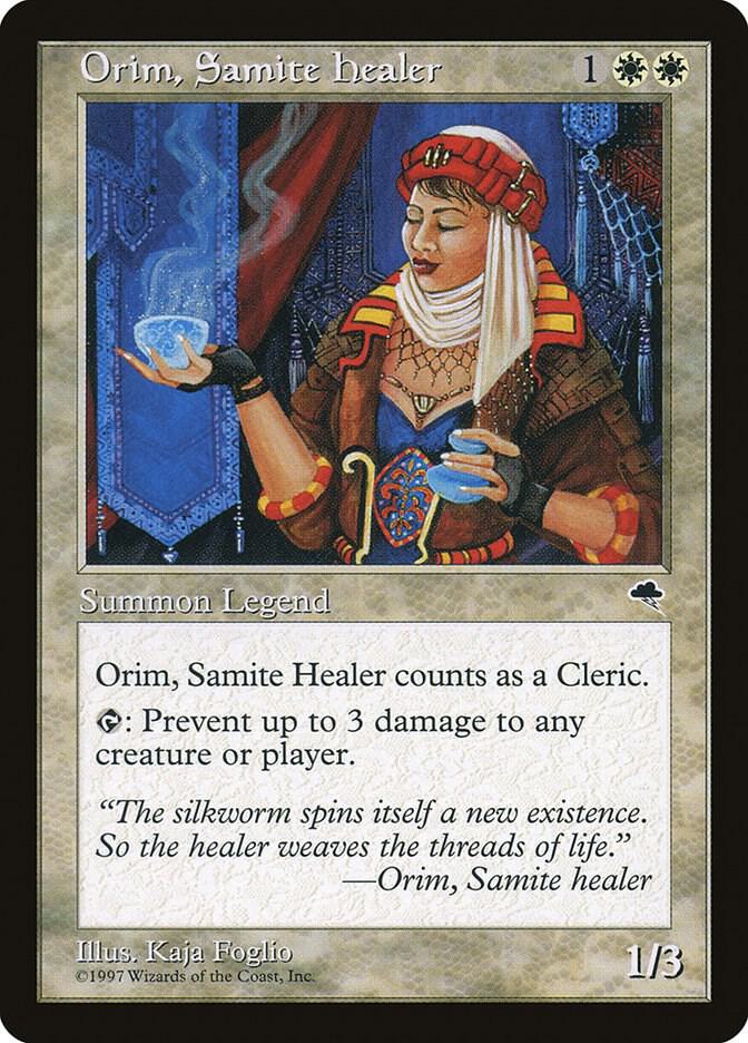 Orim Samite Healer 33/350 (Tempest)  | Good Games Adelaide SA