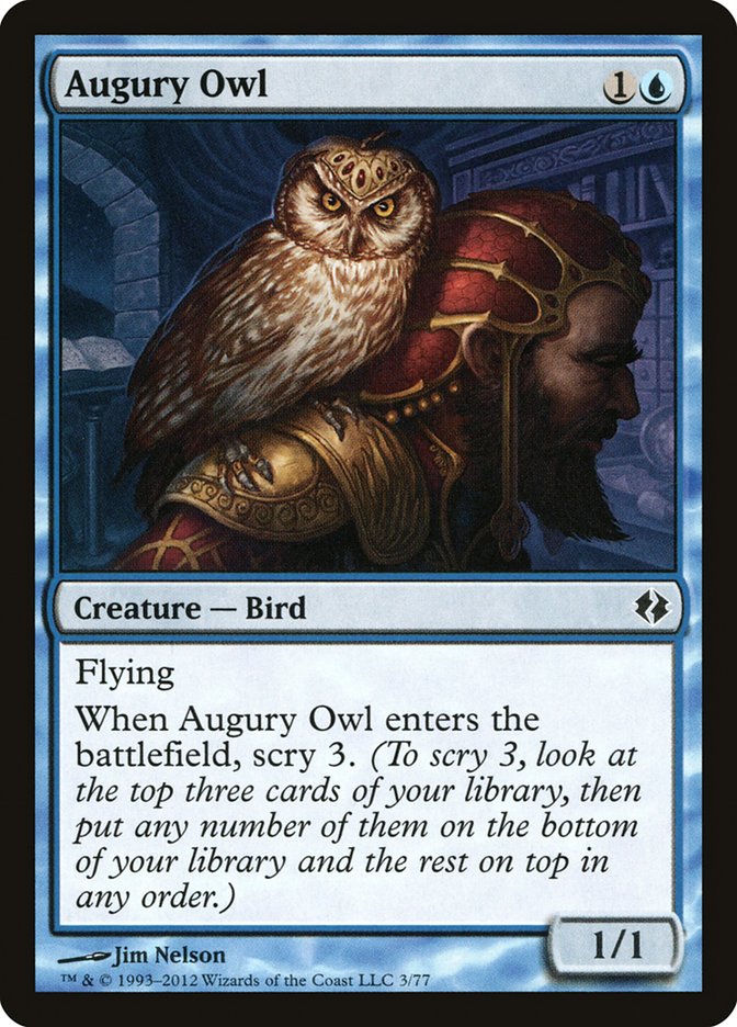 Augury Owl [Duel Decks: Venser vs. Koth] | Good Games Adelaide SA