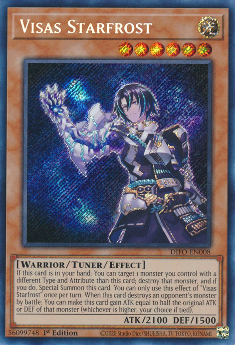 Visas Starfrost [DIFO-EN008] Secret Rare | Good Games Adelaide SA