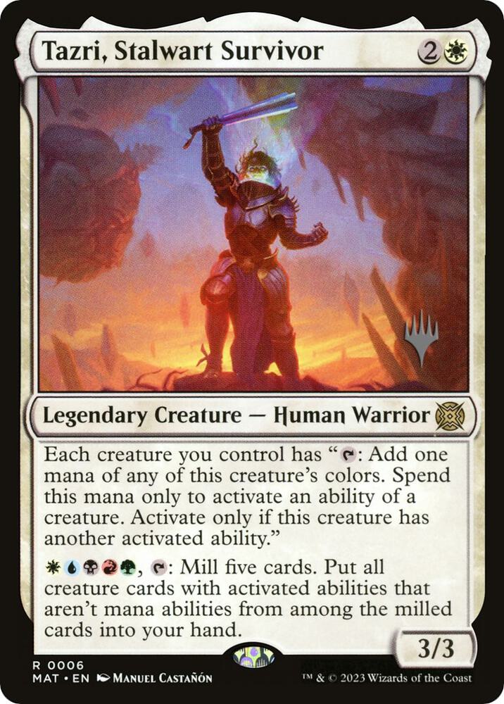 Tazri Stalwart Survivor 6 (Promo Pack: The Lost Caverns of Ixalan)  | Good Games Adelaide SA