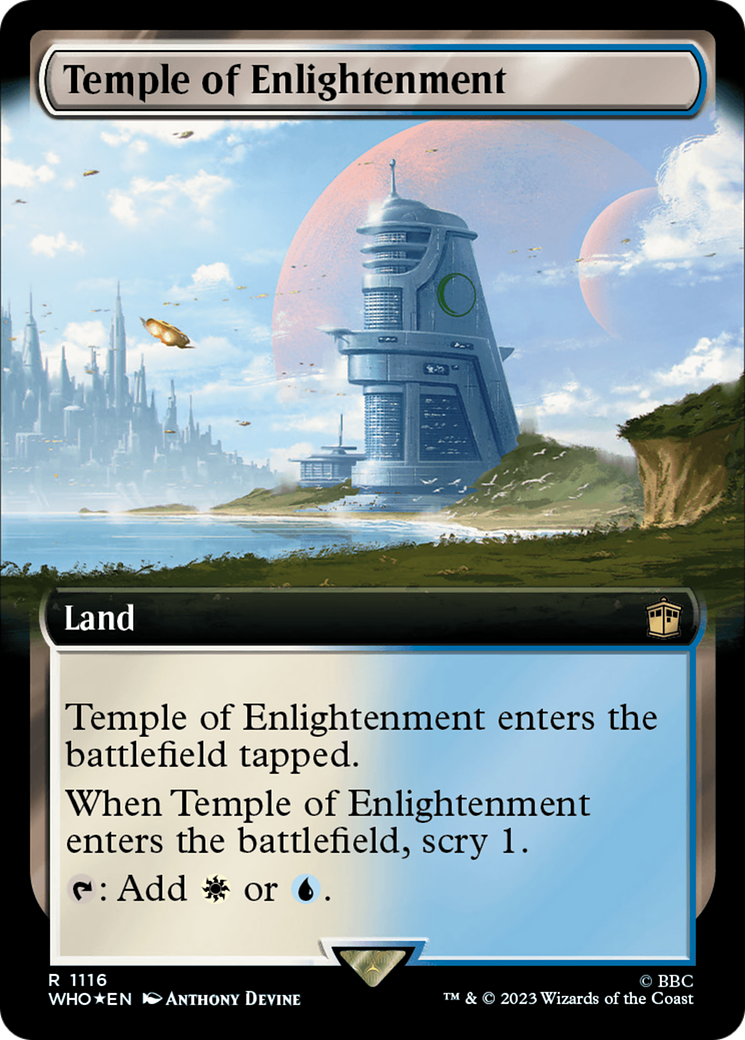 Temple of Enlightenment (Extended Art) (Surge Foil) [Doctor Who] | Good Games Adelaide SA