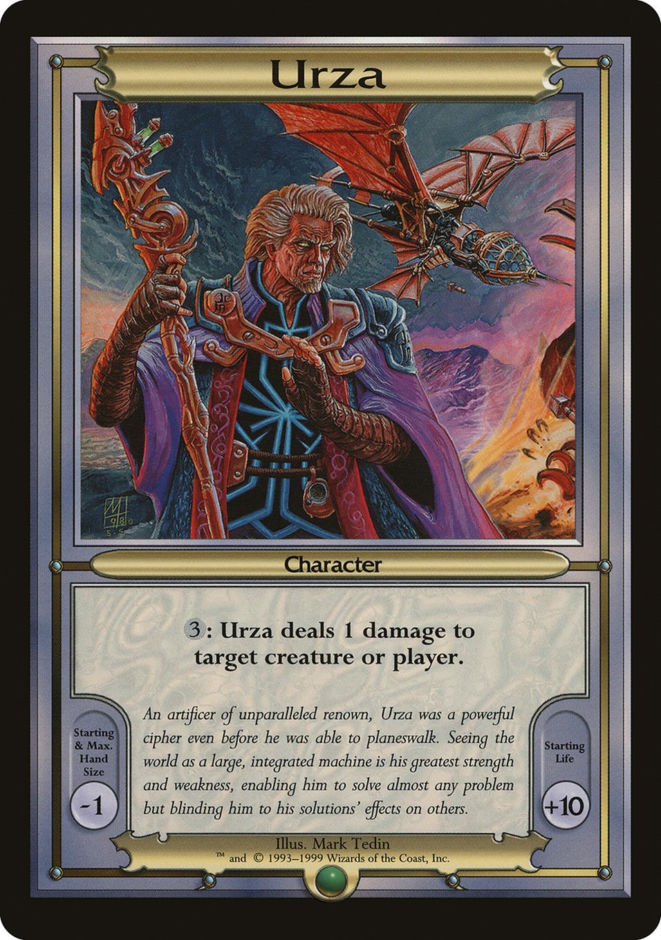 Urza (Oversize) [Vanguard Series] | Good Games Adelaide SA