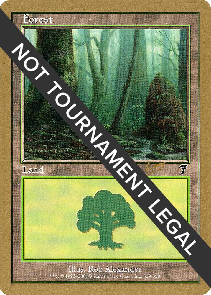 Forest 329 2002 Raphael Levy 7ED  (World Championship Decks)  | Good Games Adelaide SA