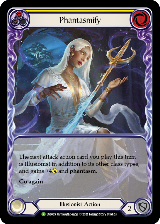 Phantasmify (Yellow) [LGS055] (Promo)  Rainbow Foil | Good Games Adelaide SA
