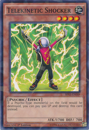 Telekinetic Shocker [BP03-EN048] Shatterfoil Rare | Good Games Adelaide SA