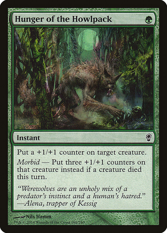 Hunger of the Howlpack 168/210 (Conspiracy)  - Foil | Good Games Adelaide SA