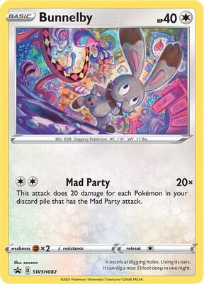Bunnelby SWSH082 (SWSH: Sword & Shield Promo Cards)  - Holofoil | Good Games Adelaide SA