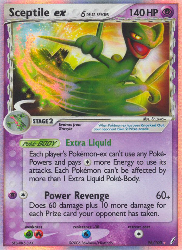 Sceptile ex (96/100) (Delta Species) [EX: Crystal Guardians] | Good Games Adelaide SA