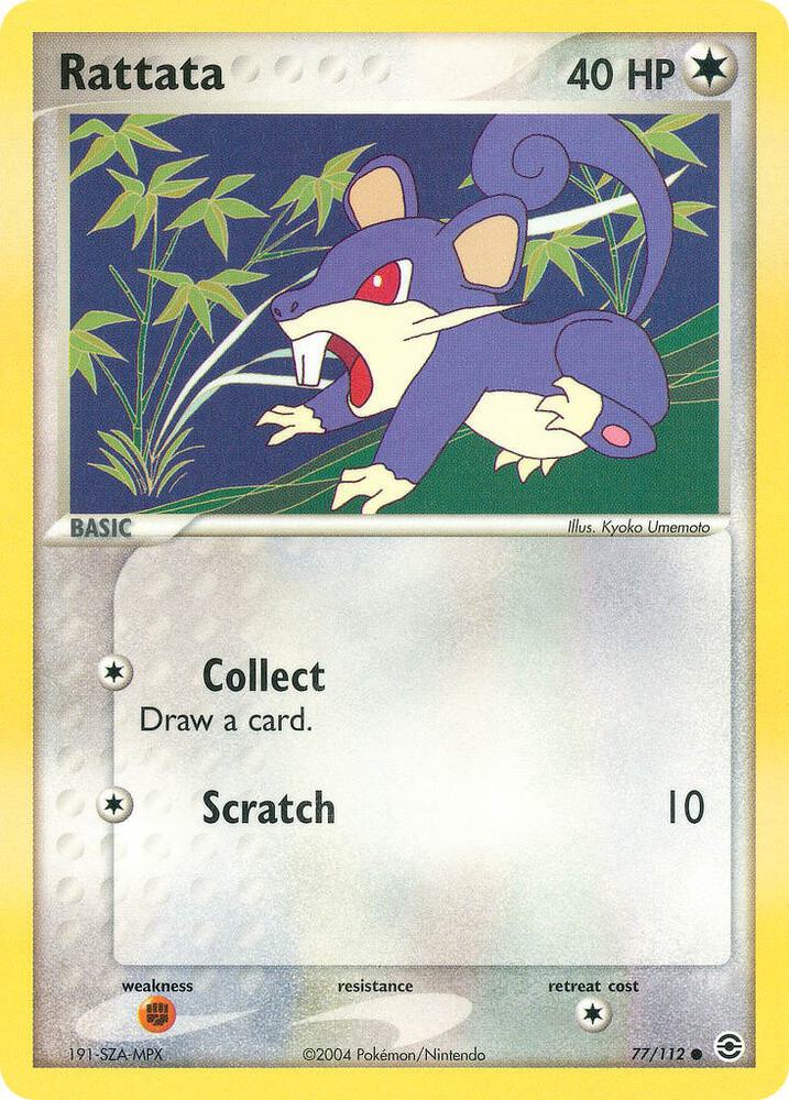 Rattata 77/112 (FireRed & LeafGreen)  - Reverse Holofoil | Good Games Adelaide SA