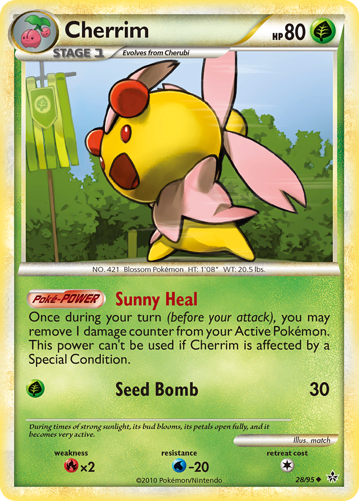 Cherrim (28/95) [HeartGold & SoulSilver: Unleashed] | Good Games Adelaide SA