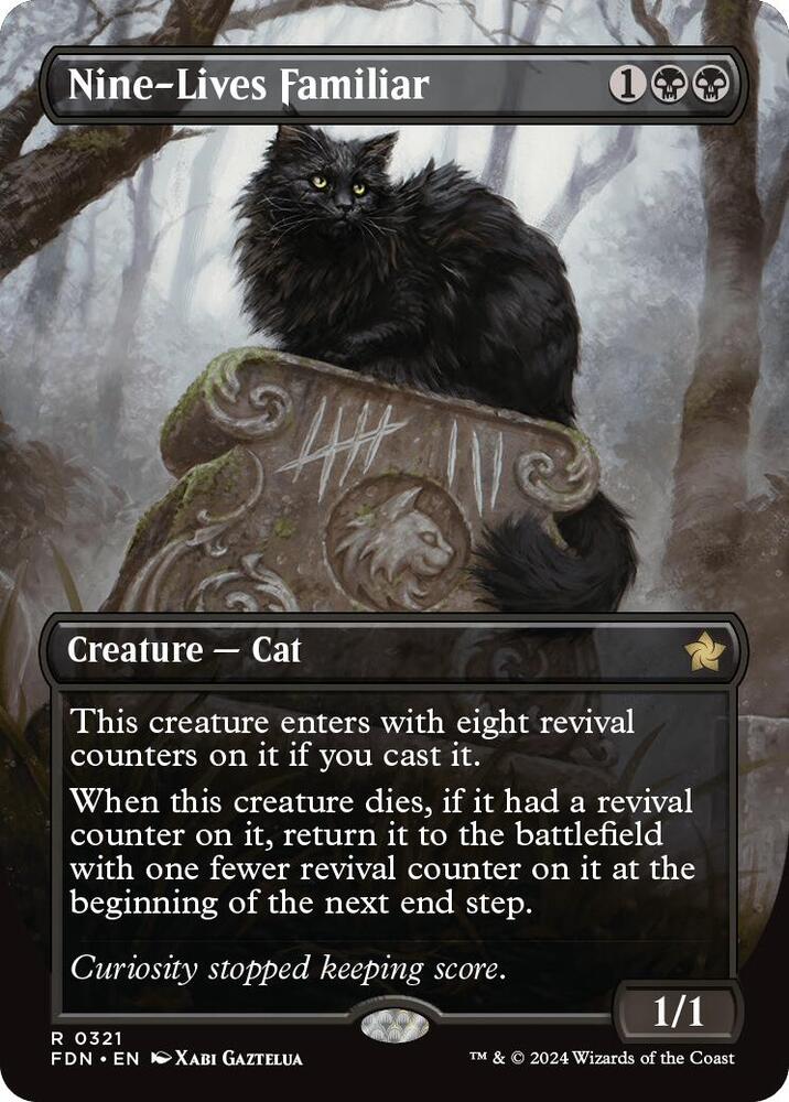 Nine-Lives Familiar 321 (Foundations)  | Good Games Adelaide SA