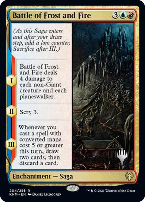 Battle of Frost and Fire [Kaldheim Promo Pack] | Good Games Adelaide SA