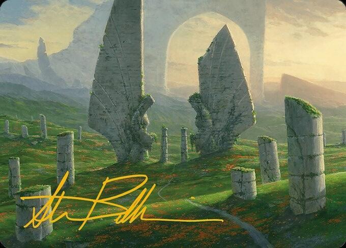 Monumental Henge Art Card Gold Stamped Signature 15 (Art Series: Modern Horizons 3)  | Good Games Adelaide SA