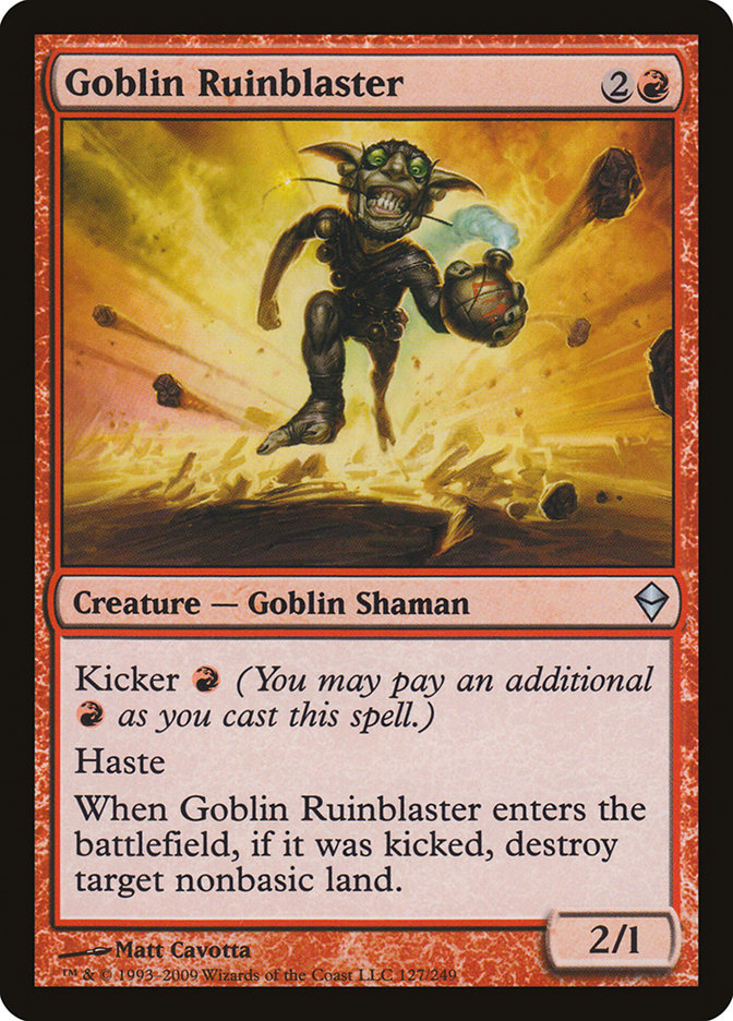 Goblin Ruinblaster 127 (Zendikar)  | Good Games Adelaide SA