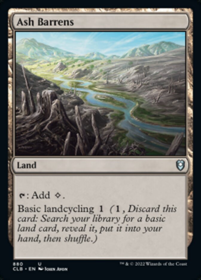 Ash Barrens [Commander Legends: Battle for Baldur's Gate] | Good Games Adelaide SA