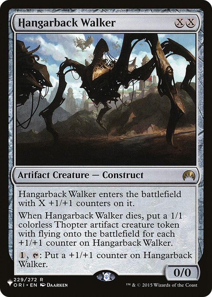 Hangarback Walker 229/272 (The List Reprints)  | Good Games Adelaide SA