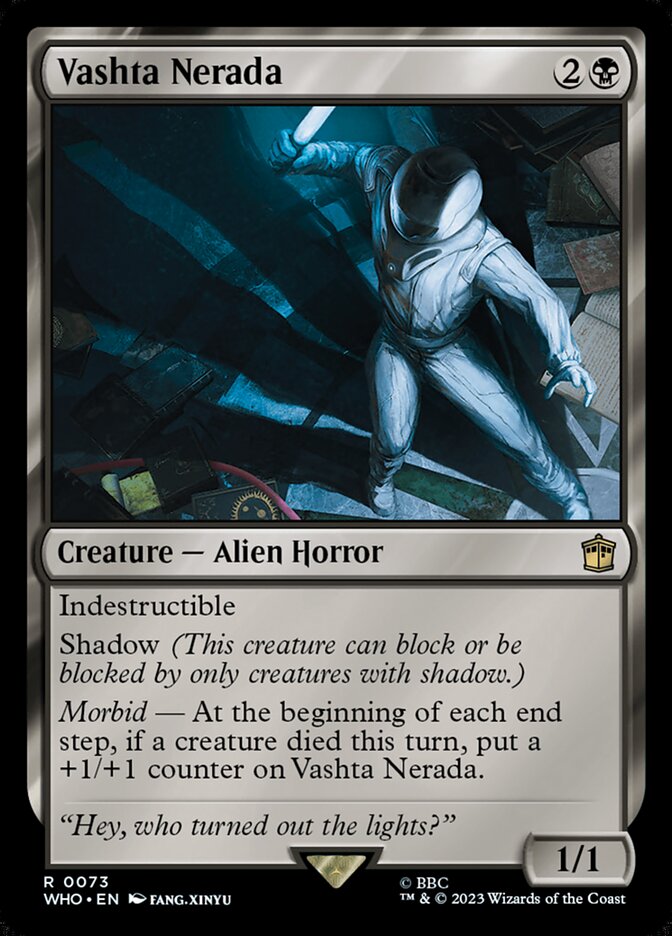 Vashta Nerada 73 (Universes Beyond: Doctor Who)  - Foil | Good Games Adelaide SA