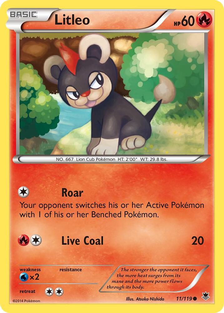 Litleo 11/119 (XY - Phantom Forces)  | Good Games Adelaide SA