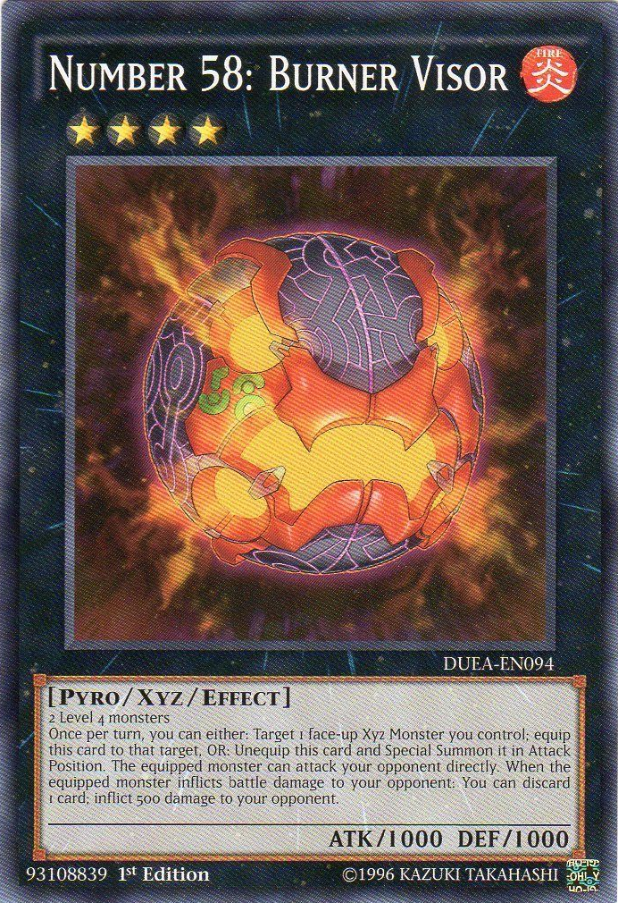 Number 58: Burner Visor [DUEA-EN094] Common | Good Games Adelaide SA