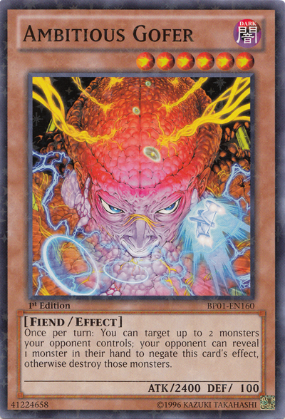Ambitious Gofer [BP01-EN160] Starfoil Rare | Good Games Adelaide SA